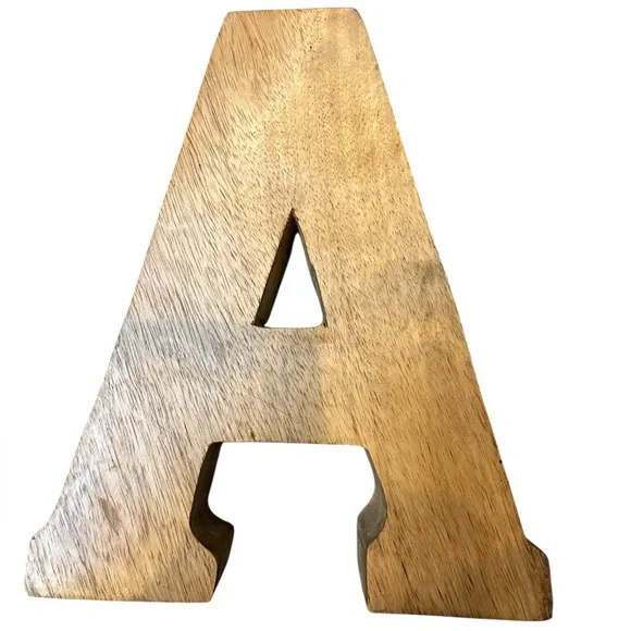 Embellished Wooden “A” shelf decor - Picture 3 of 4